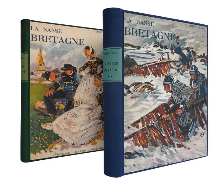 Haute et Basse-Bretagne  Pleine toile, photo de la couverture d'origine. 